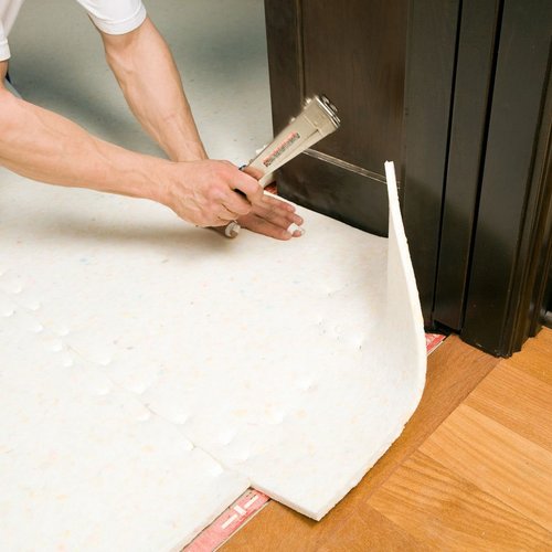 Underlayment service offered by Quality Carpets Sales in Dallas